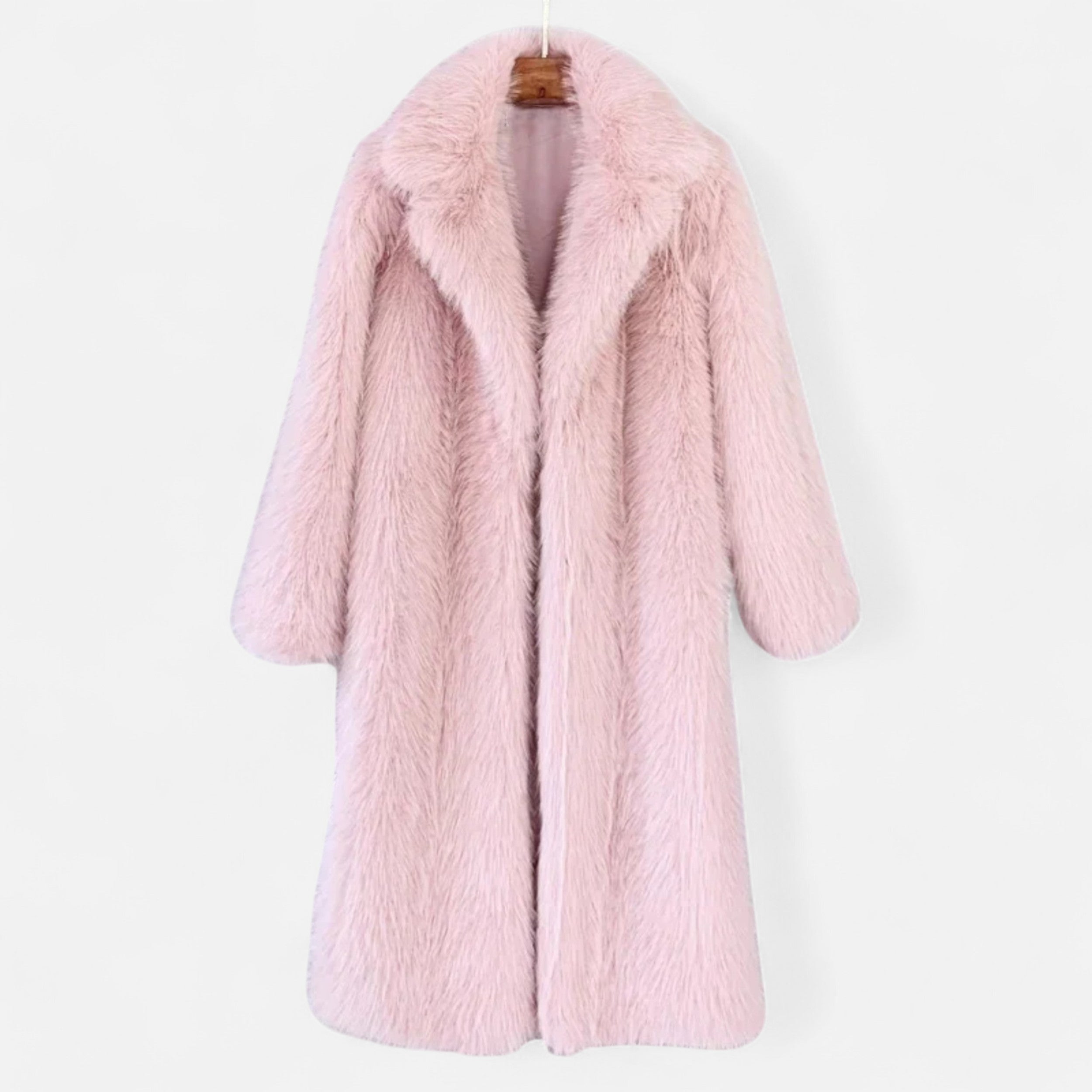 Aveline the Label | Women’s Long Faux Fur Overcoat