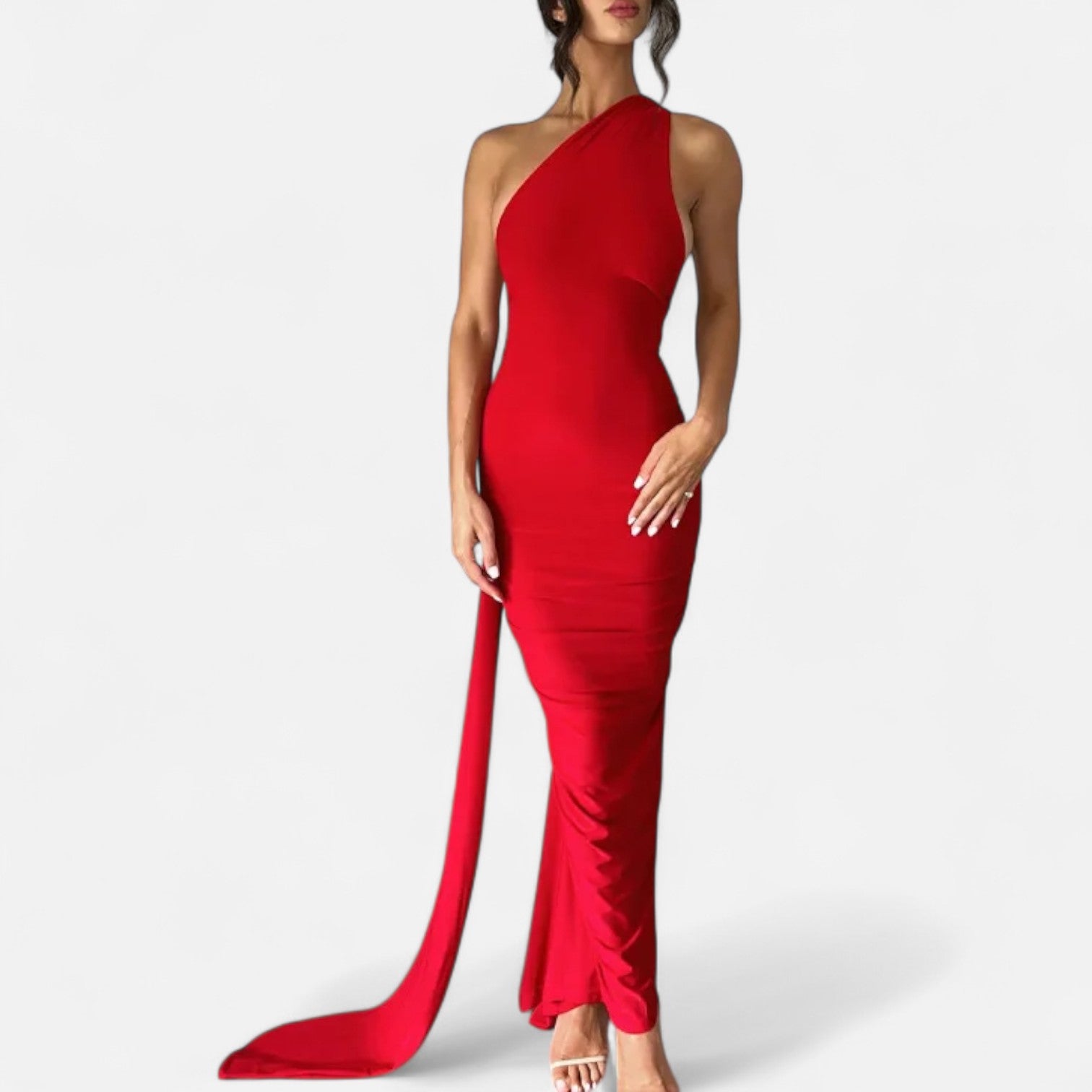 Aveline the Label | Women’s Backless Scarf-Tie Evening Dress