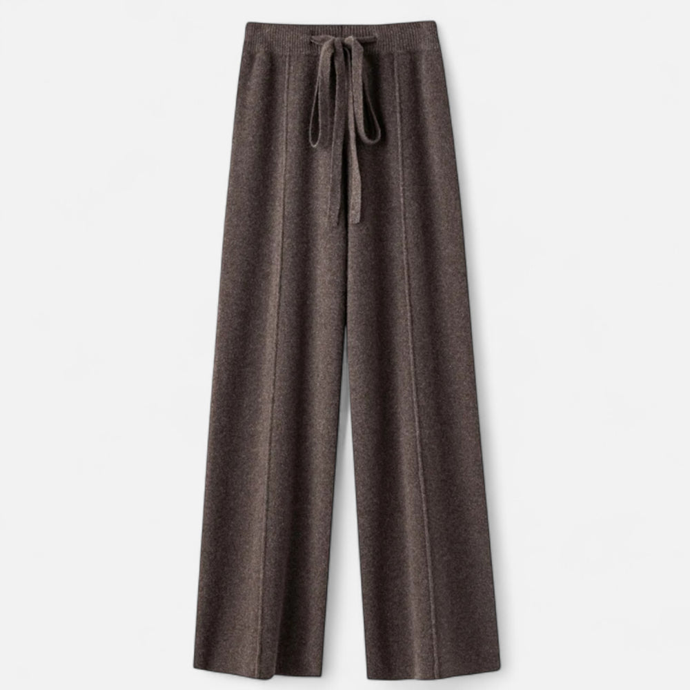 Aveline the Label | Women’s Wool Wide-Leg Knit Trousers