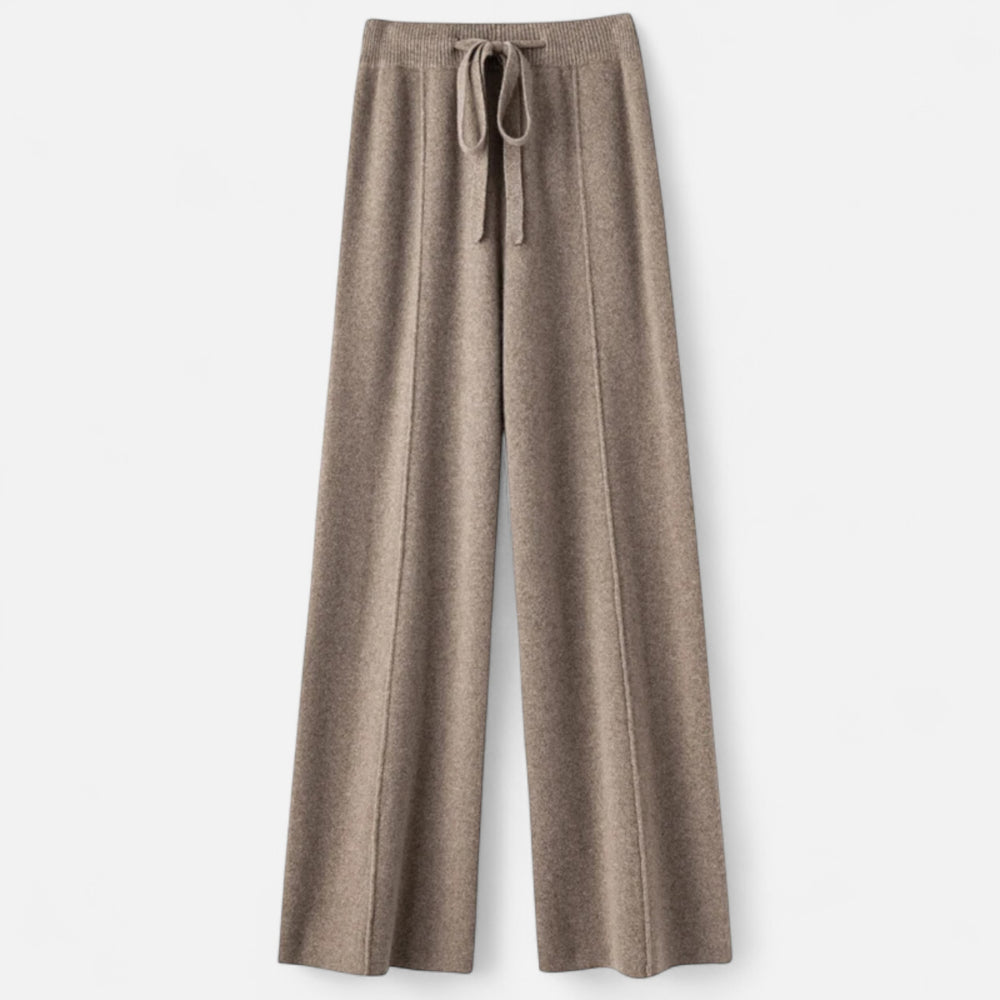 Aveline the Label | Women’s Wool Wide-Leg Knit Trousers