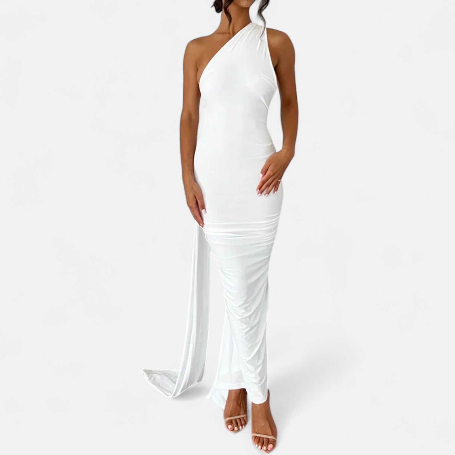 Aveline the Label | Women’s Backless Scarf-Tie Evening Dress