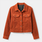 Women’s Button Front Jacket – Collared Pocket