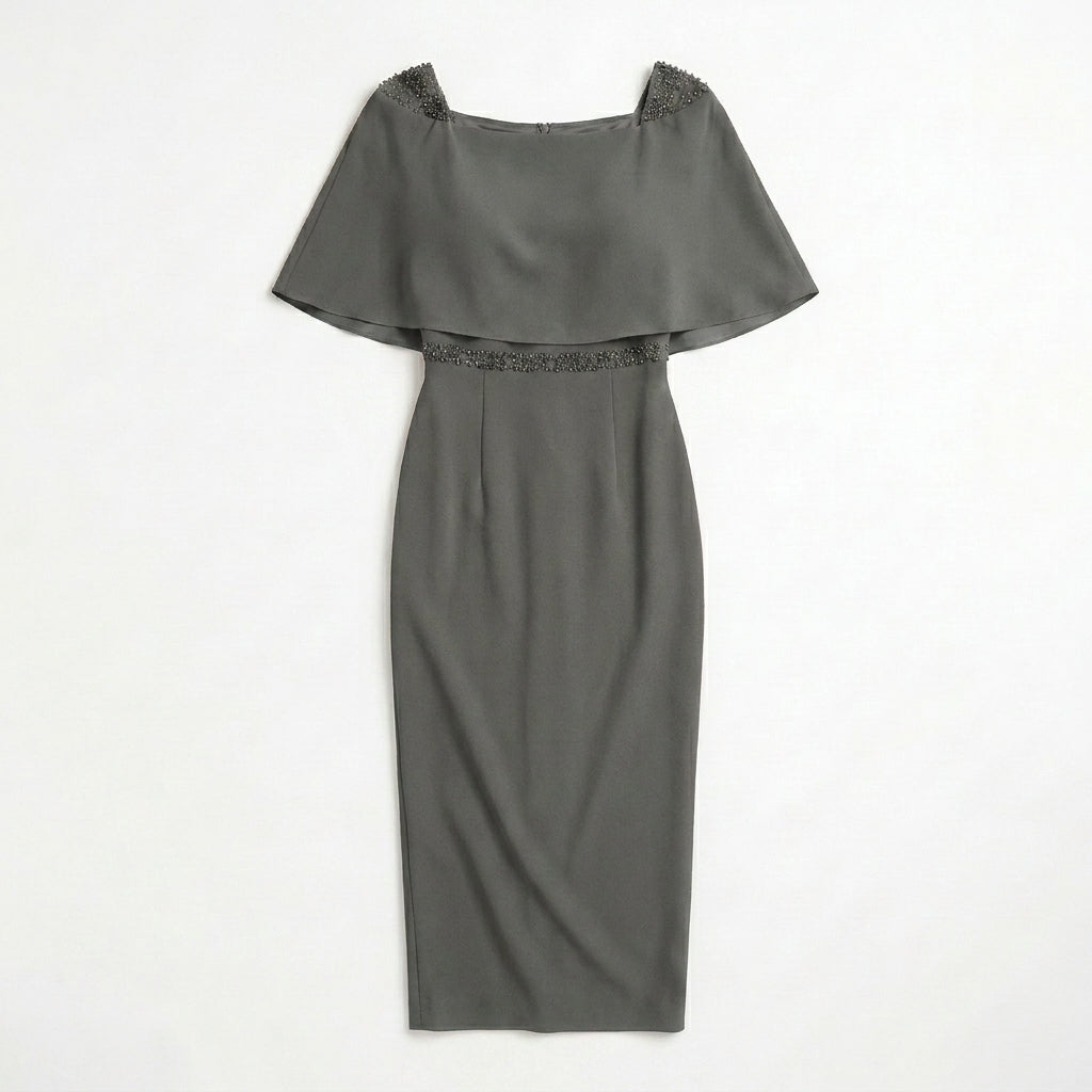Women’s Boat Neck Midi Dress