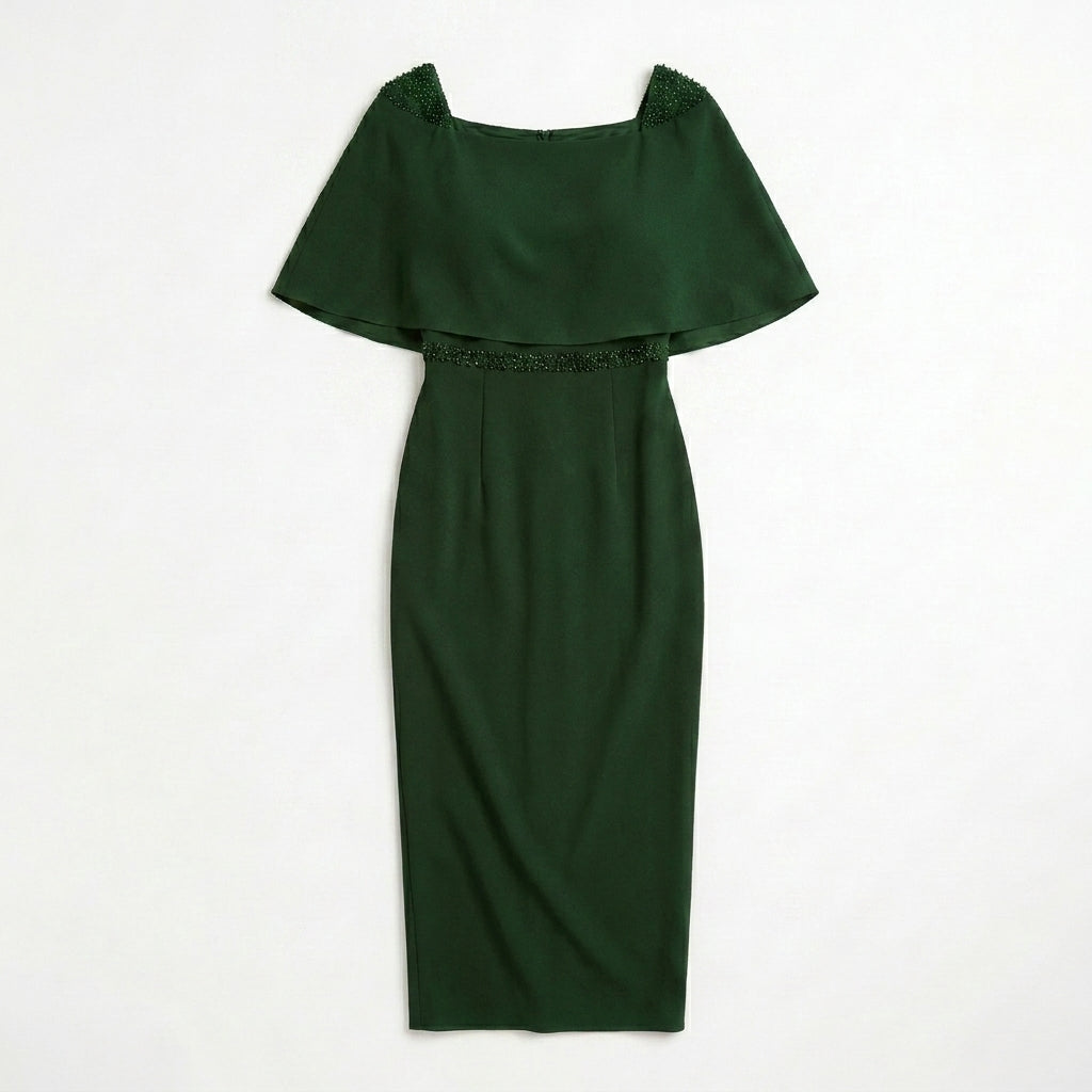Women’s Boat Neck Midi Dress