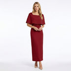Women’s Boat Neck Midi Dress
