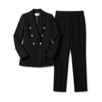 Women’s Double Breasted Suit Set – Blazer and Trousers