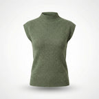 Women’s High Neck Sweater Shirt – Elegant Knit Style
