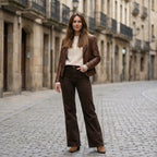 Women’s High-Waist Denim Flared Jeans