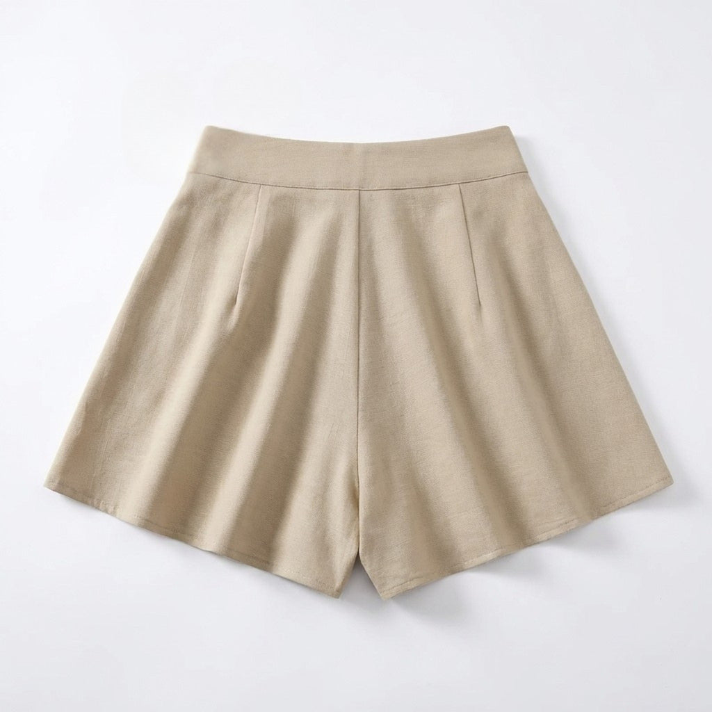 Women’s High Waist Skort – Wrap Front Pocket Design