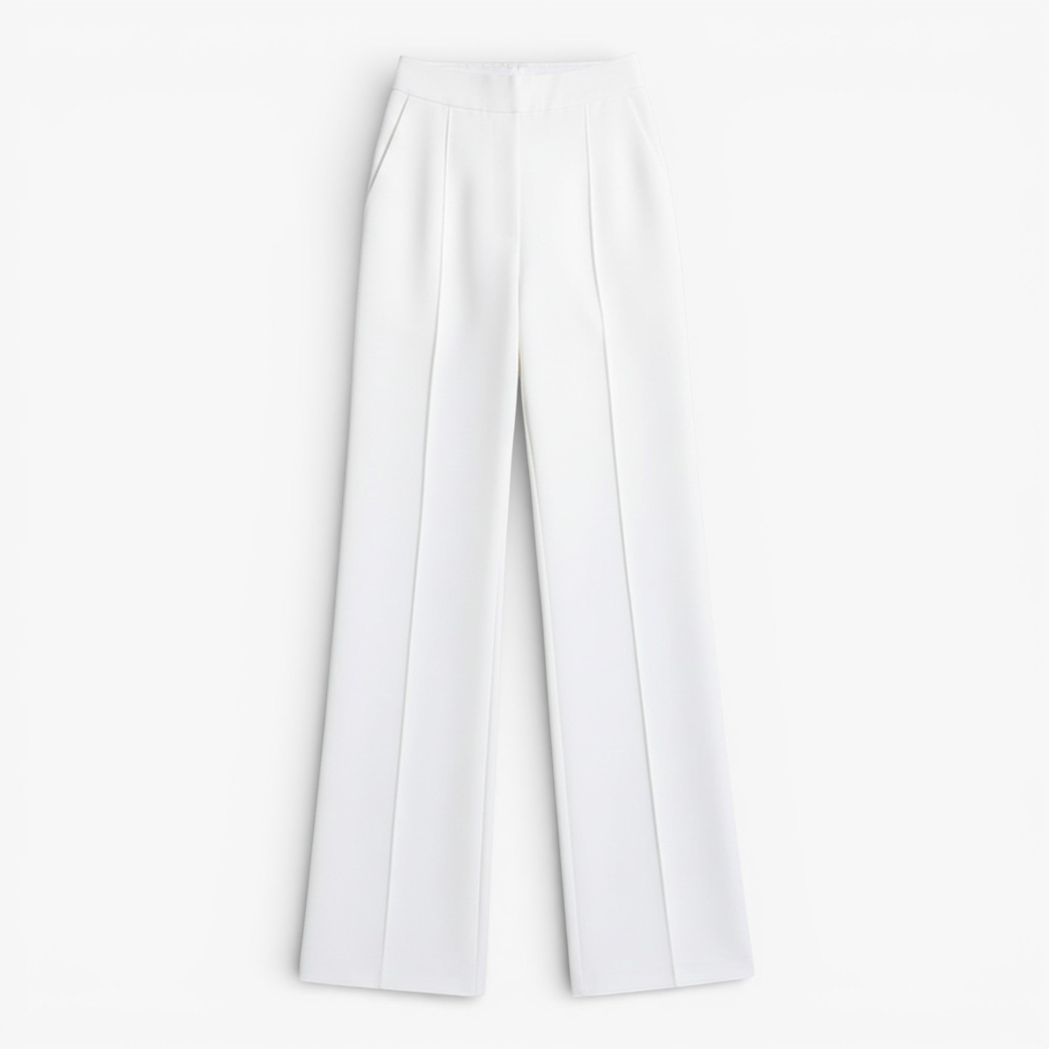 Women’s High-Rise Classic Straight-Leg Pants – Relaxed Fit