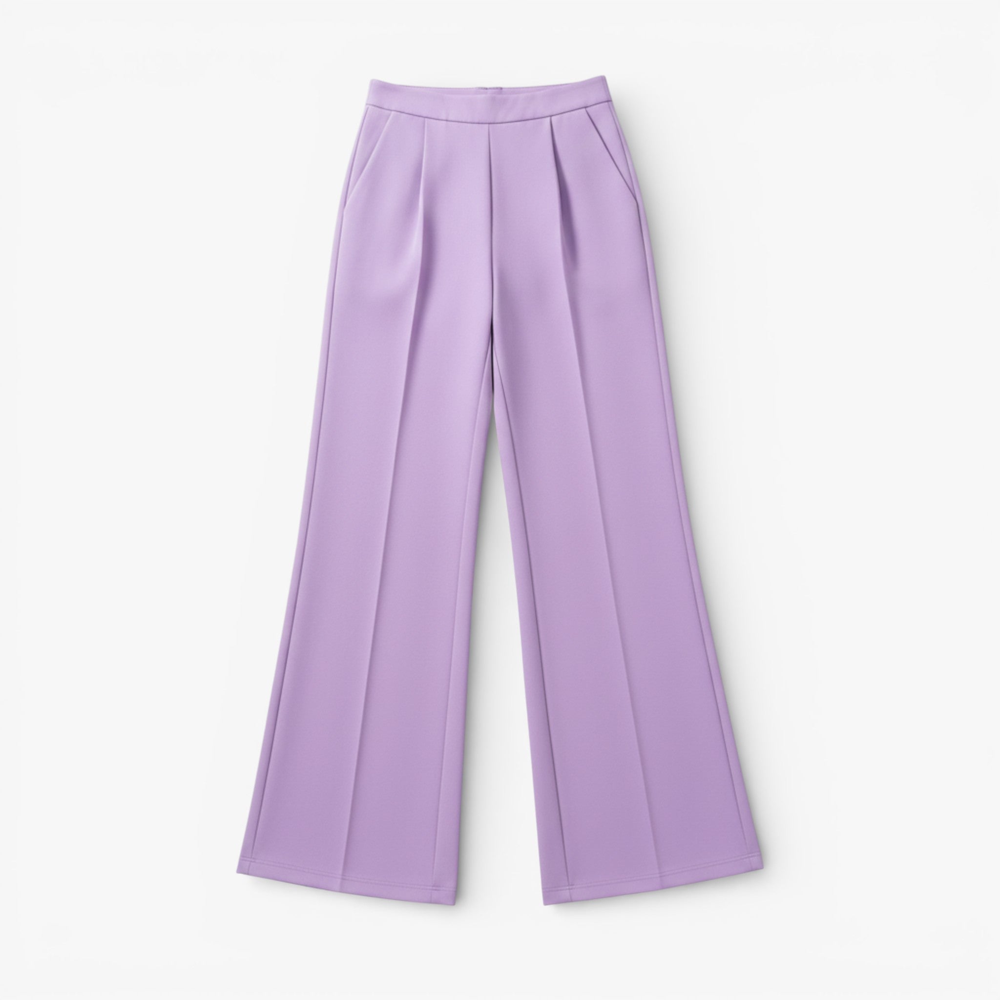 Women’s High-Rise Classic Straight-Leg Pants – Relaxed Fit