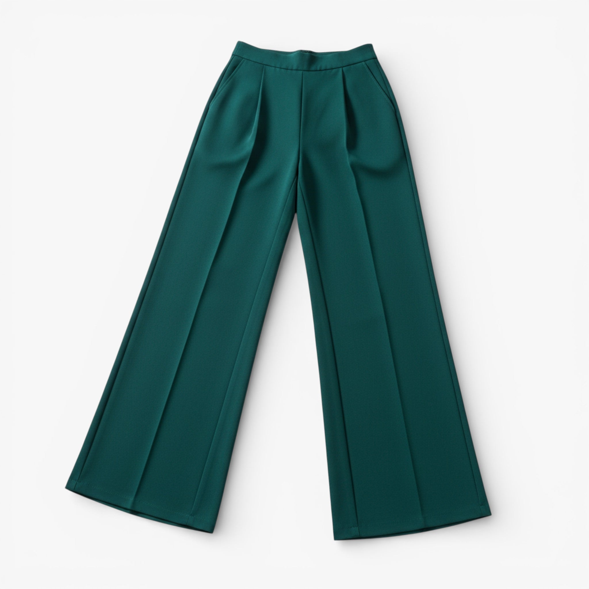 Women’s High-Rise Classic Straight-Leg Pants – Relaxed Fit