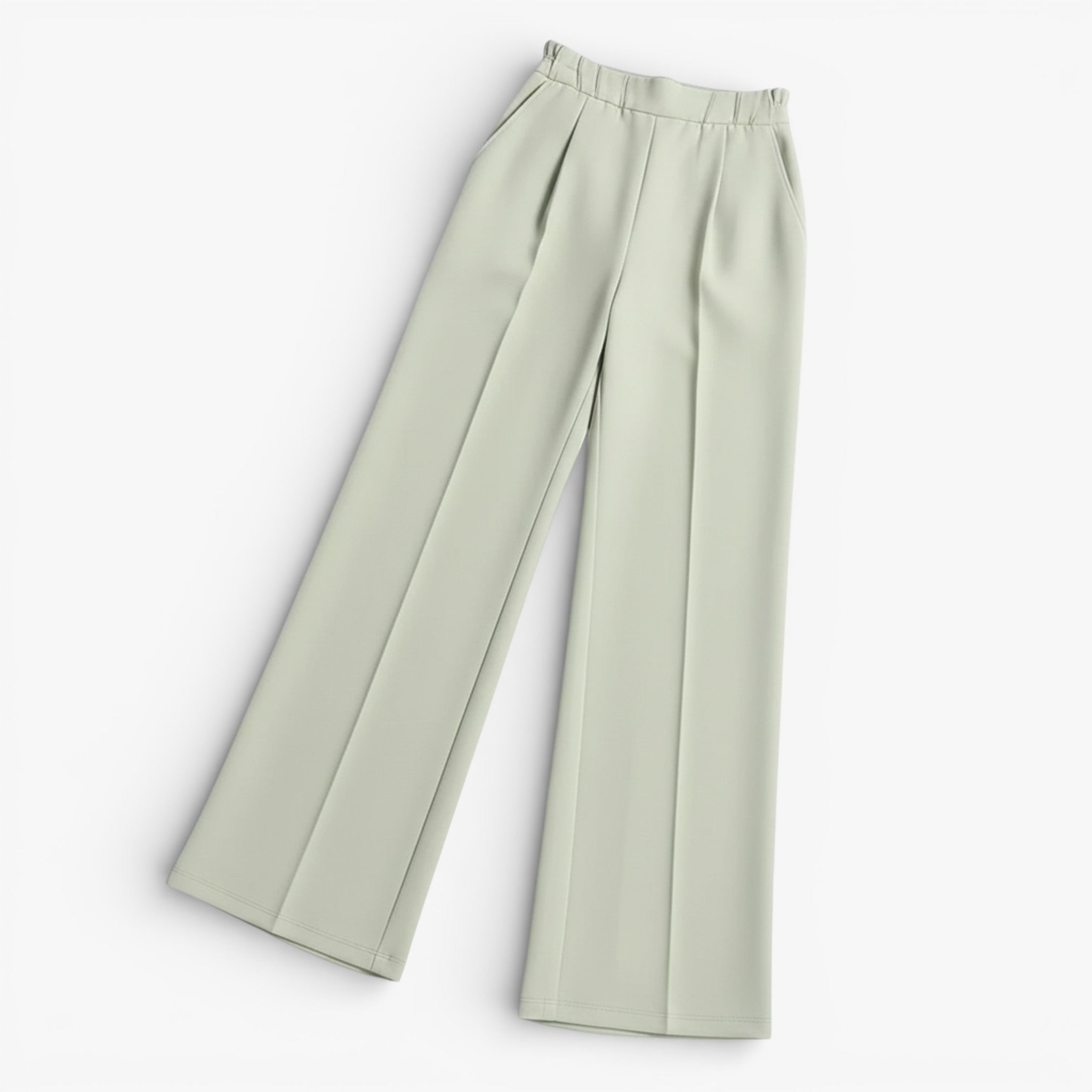 Women’s High-Rise Classic Straight-Leg Pants – Relaxed Fit