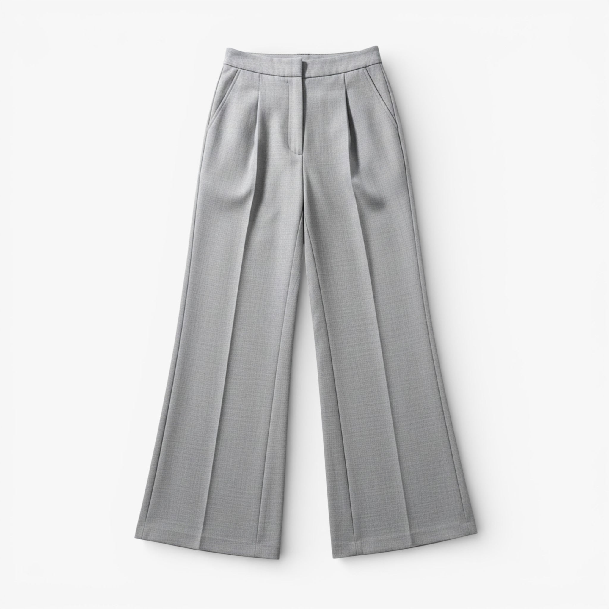 Women’s High-Rise Classic Straight-Leg Pants – Relaxed Fit