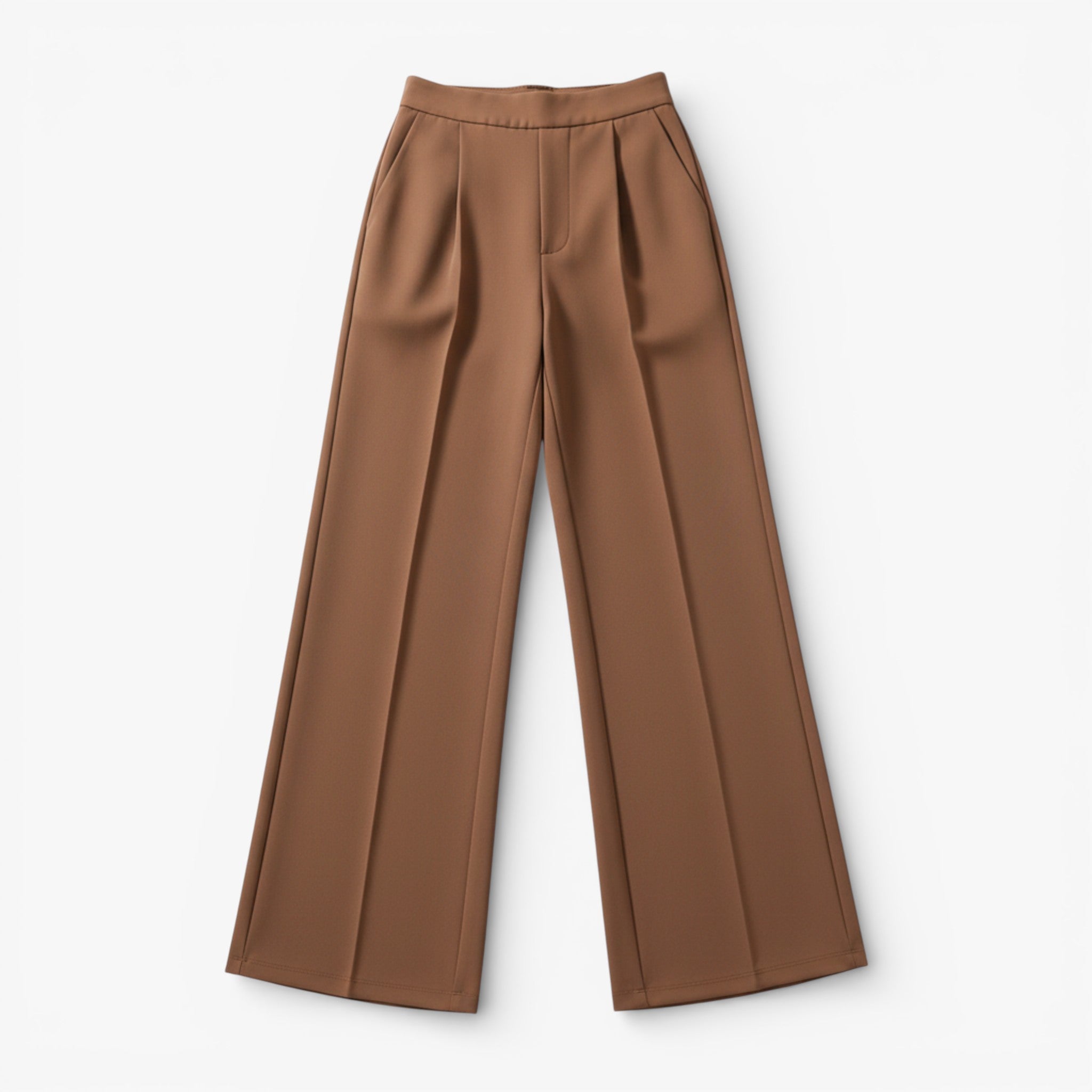 Women’s High-Rise Classic Straight-Leg Pants – Relaxed Fit