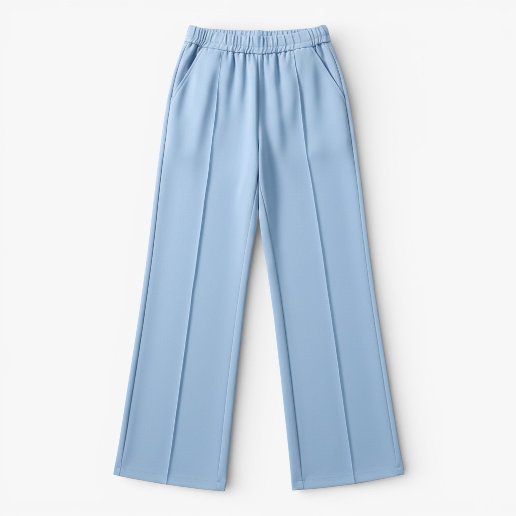 Women’s High-Rise Classic Straight-Leg Pants – Relaxed Fit