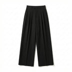 Women’s High Waist Wide Leg Pants – Pleated Straight Fit