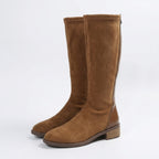 Women’s Knee High Boots – Side Zipper Flat Sole Style