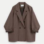 Women’s Oversized Blazer – Single-Breasted Loose Fit Design