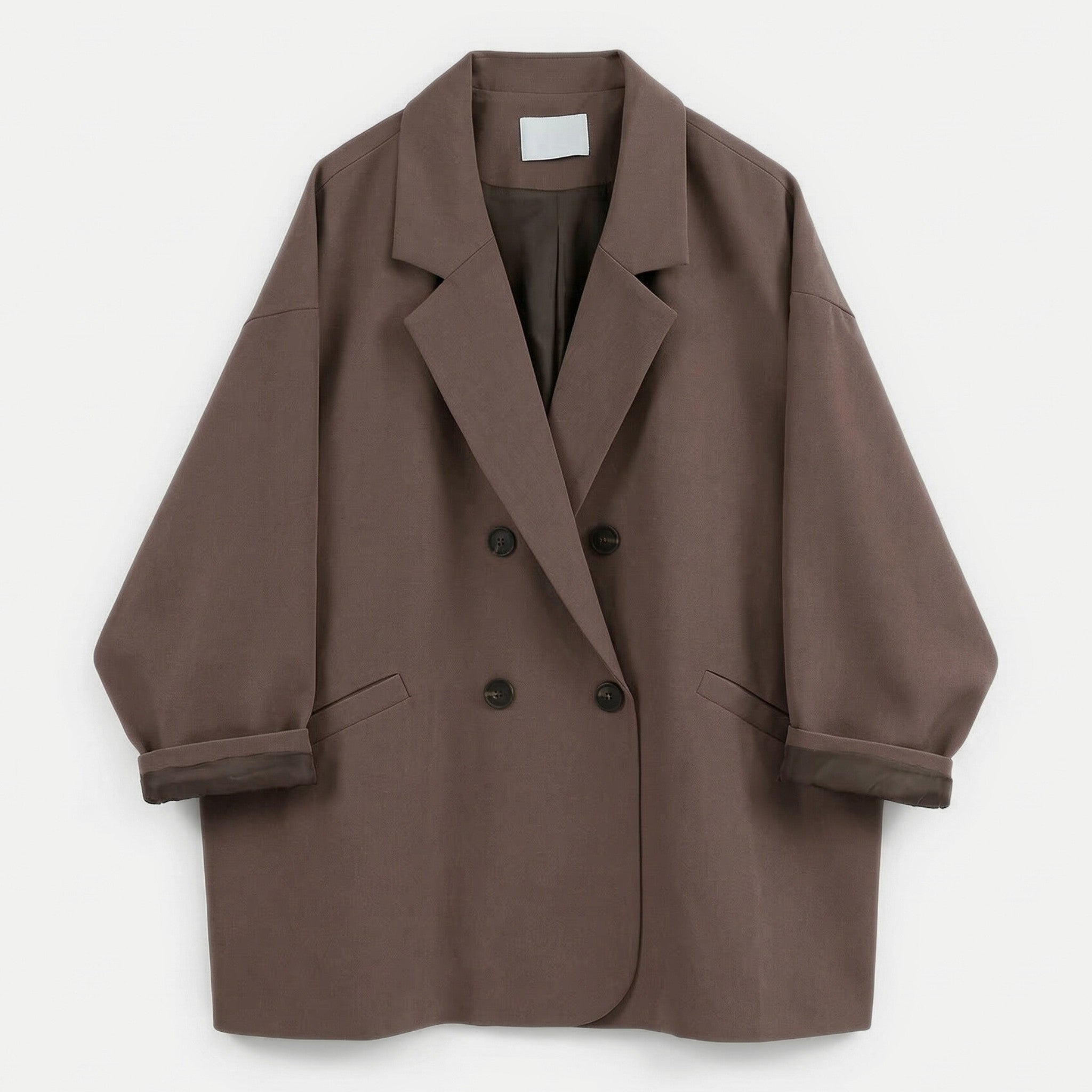 Women’s Oversized Blazer – Single-Breasted Loose Fit Design