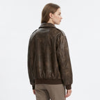 Women’s Oversized Zip-Up Jacket – Ribbed Hem Detail