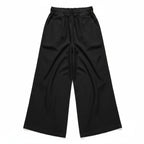 Women’s High-Rise Wide-Leg Pants – Adjustable Waist Tie