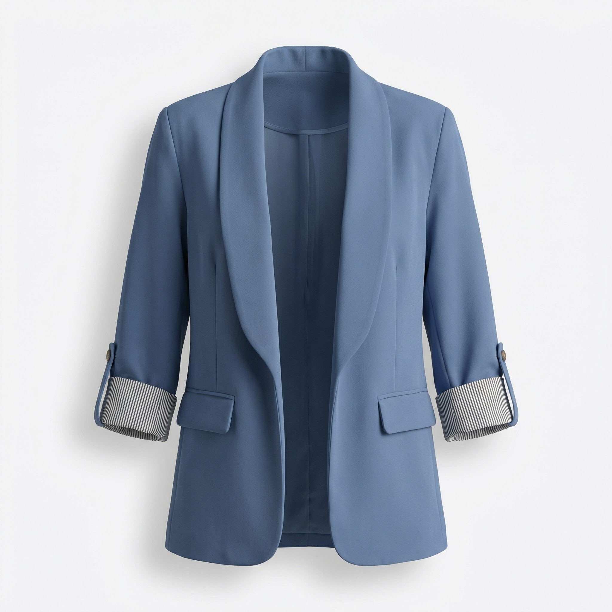 Women’s Single-Button Blazer with cropped sleeves