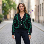 Women’s Spring Knit Cardigan – Lightweight V-Neck Layer