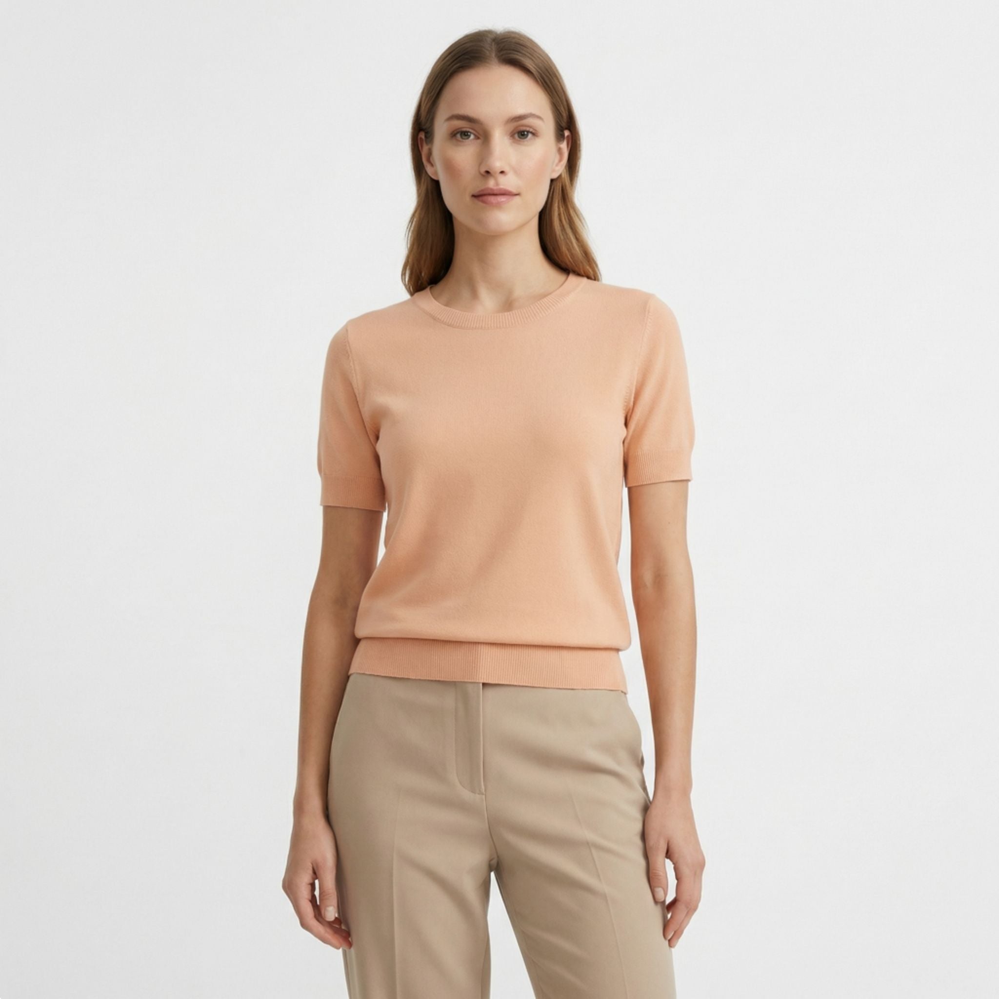 Women’s Spring Top – Lightweight Round Neck