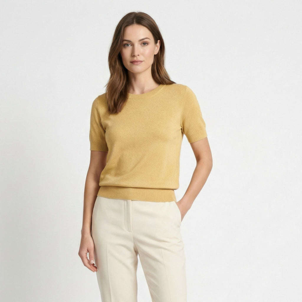 Women’s Spring Top – Lightweight Round Neck