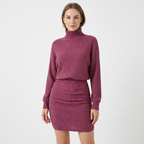 Women’s Casual High Neck Midi Dress