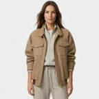 Women’s Stand Collar Jacket – Zip Front Short Jacket