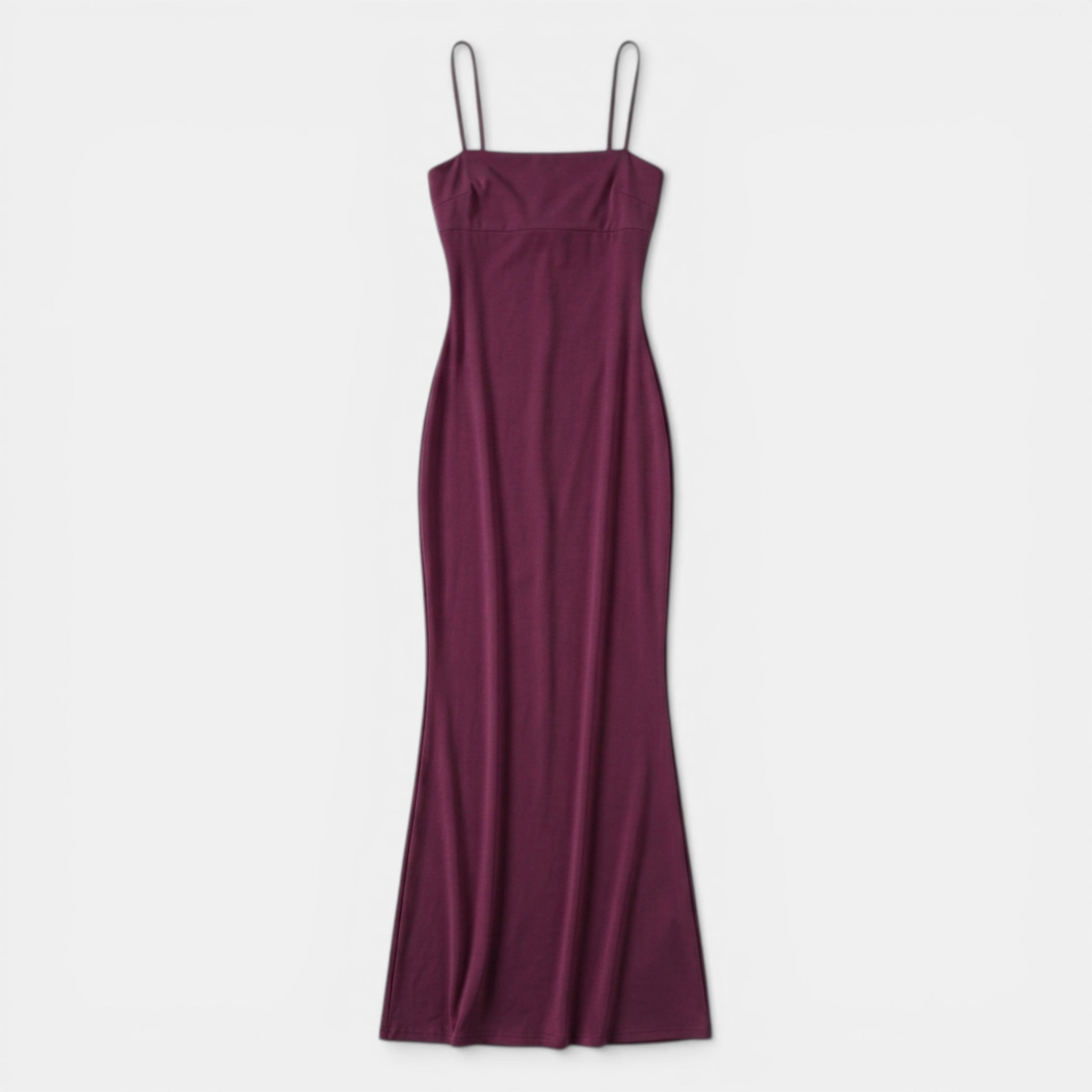 Women’s Strapless Maxi Dress – Fitted Column Cut