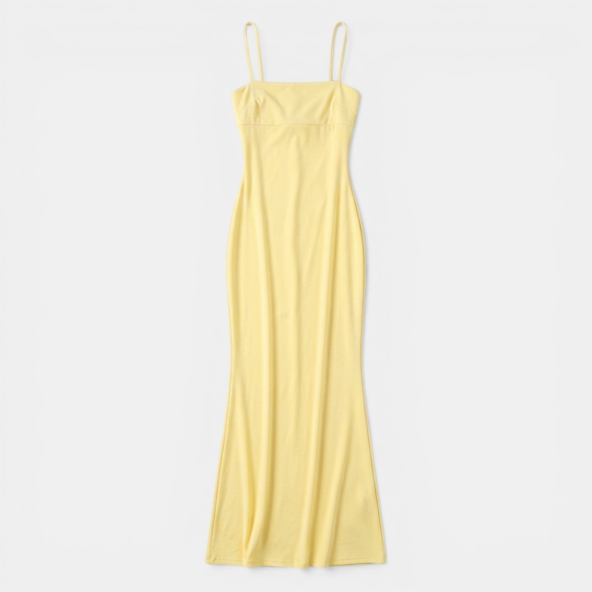 Women’s Strapless Maxi Dress – Fitted Column Cut