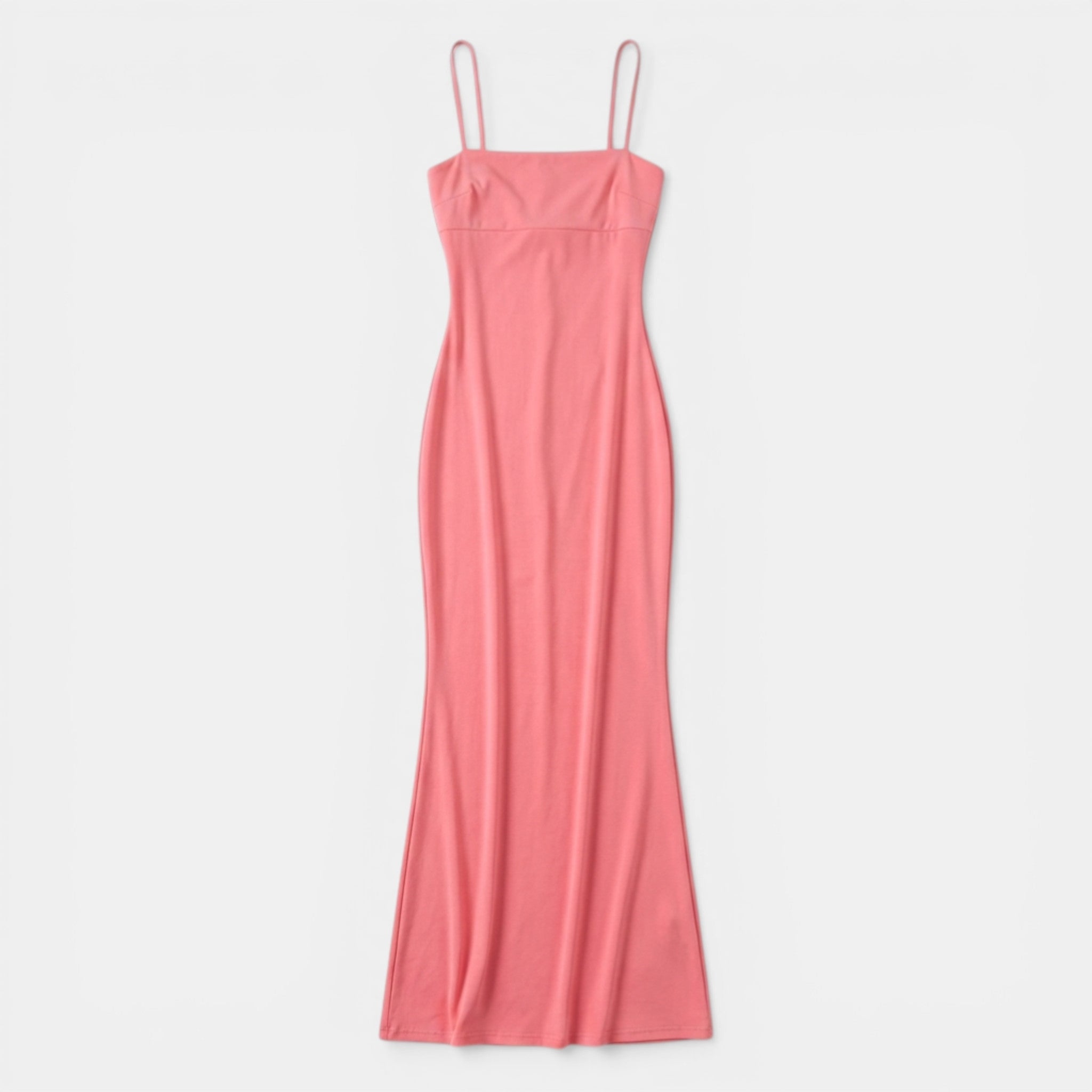 Women’s Strapless Maxi Dress – Fitted Column Cut